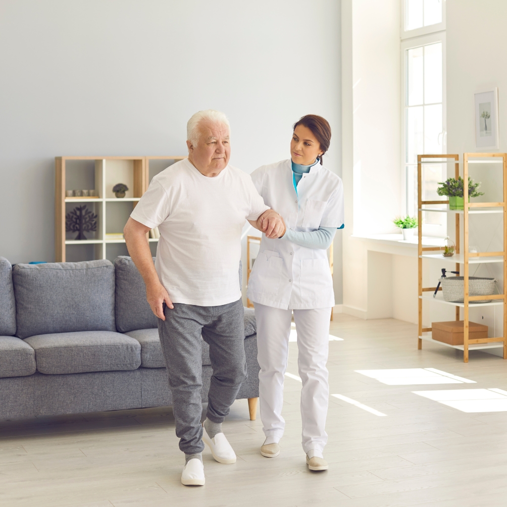 Caregiver offering individualized support at Heart House LLC